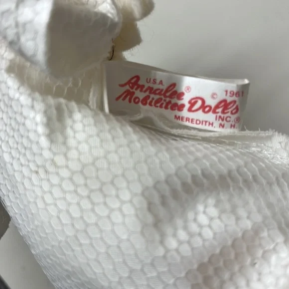 Vintage 1961 Annalee‎ 8” Angel Holly Wreath Halo with Tag - Picture 11 of 12